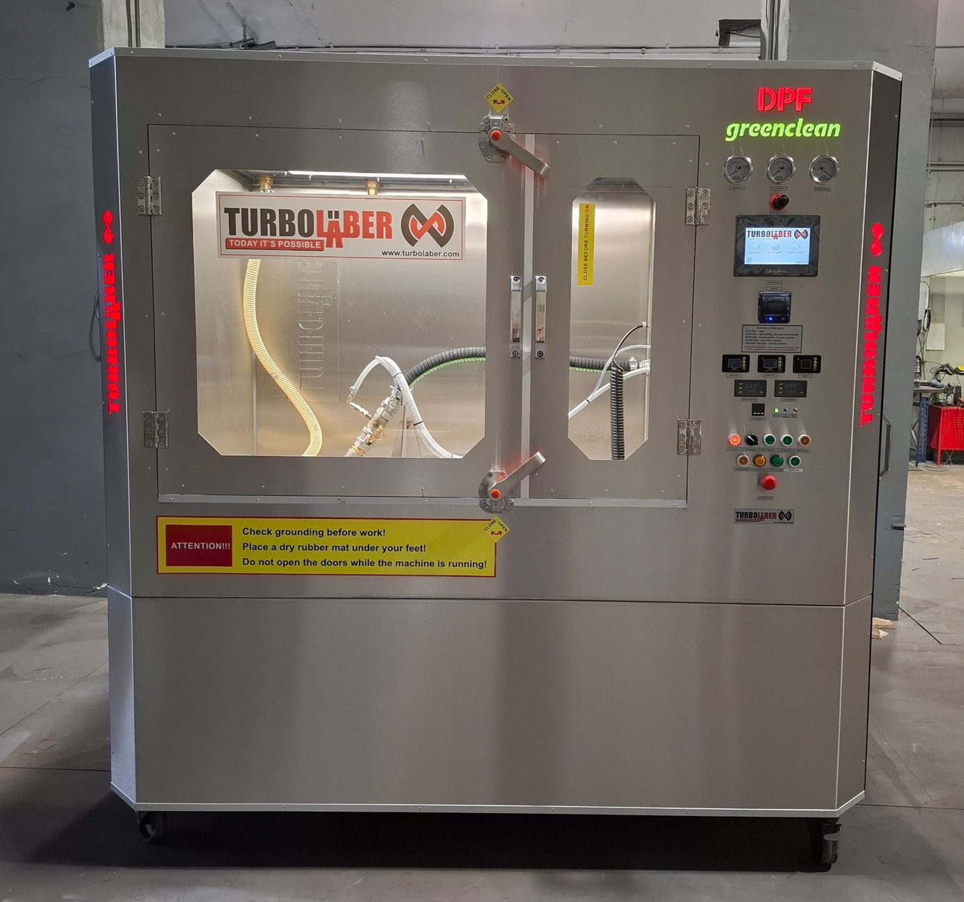 TurboLaber Greenclean Truck machine